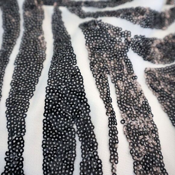 SHO by Tadashi Shoji Sz Small Zebra Print Gigi Asymmetrical Cocktail Dress - Picture 12 of 15